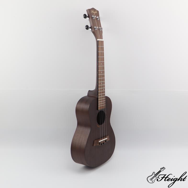 Grey concert custom ukulele 12