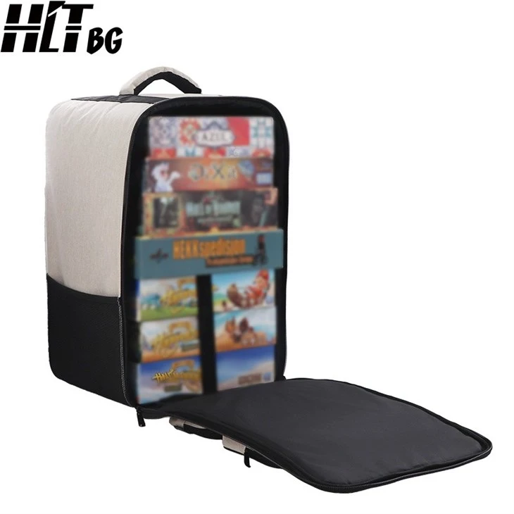 Beige Brown Foldable Game Trolley (Holds 7 Board Games) high quality