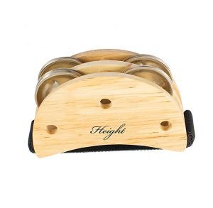 Guminis medžio pėdų tamburinas