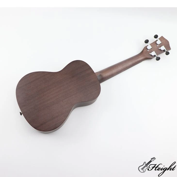 Grey concert custom ukulele 5