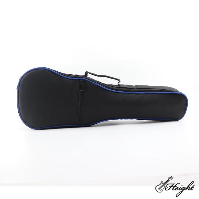 10MM Leather Handles Thick Durable Colorful Ukulele Case Bag Black Ukulele Padding Bag For 21 Inch Ukulele