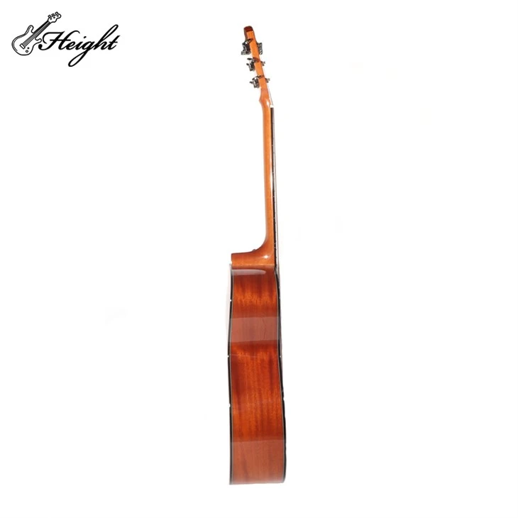 Wave Pattern Spruce Wood Acoustic Guitar